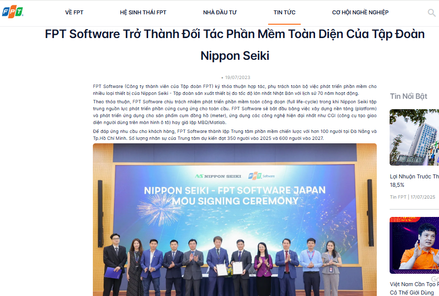 FPT softwave